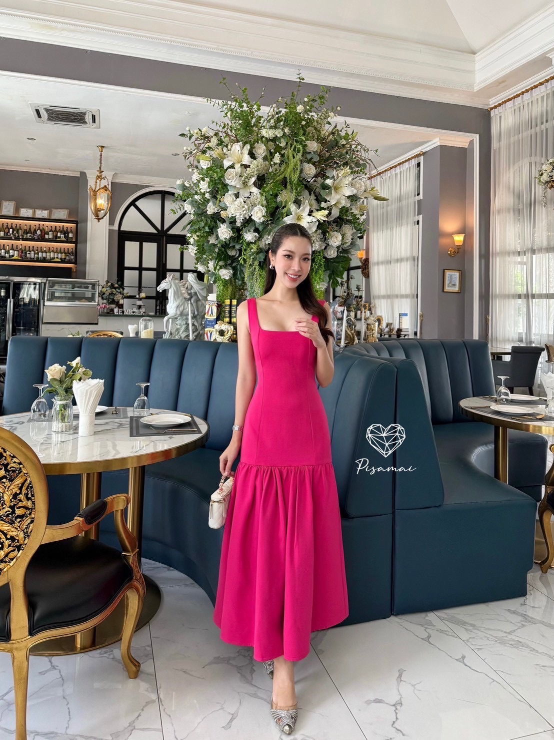 เดรสแขนกุดตัวยาวสีชมพูแต่งระบายจีบด้านล่าง ใส่สวยมากกกก ราคานี้มือต้องไวเลยค่า รุ่นนี้ใส่สวย เนื้อผ้าดีมากกกกกกก ห้ามพลาดเลยค่า #ชุดไปงานแต่ง #ชุดไปงาน #ชุดเพื่อนเจ้าสาว #ชุดเพื่อนเจ้าสาวราคาถูก #ชุดเพื่อนเจ้าสาวใส่เป็นธีม