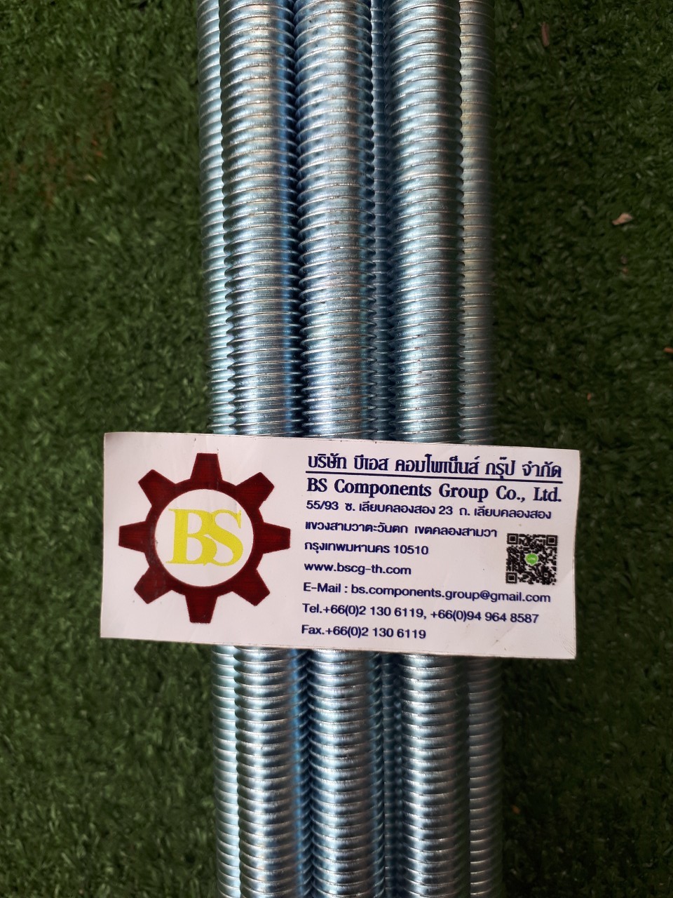 สตัด Stud ชุบขาว 5/8"x1.0m.