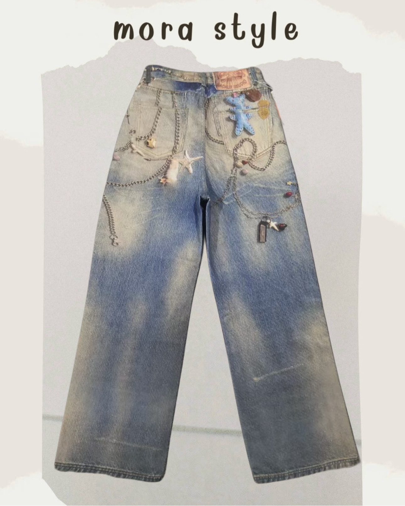 กางเกงยีนส์ขายาวBaggy Jesnsพิมพ์ลาย3Dทั้งตัว กราฟฟิคงานไฮเอนด์ ทรงสวยแพตเทิร์นเป๊ะแต่งขาดนิดๆ รุ่นนี้ สามารถใส่แมทได้หลายแบบในสไตล์เท่ๆคูลได้เลยค่าา