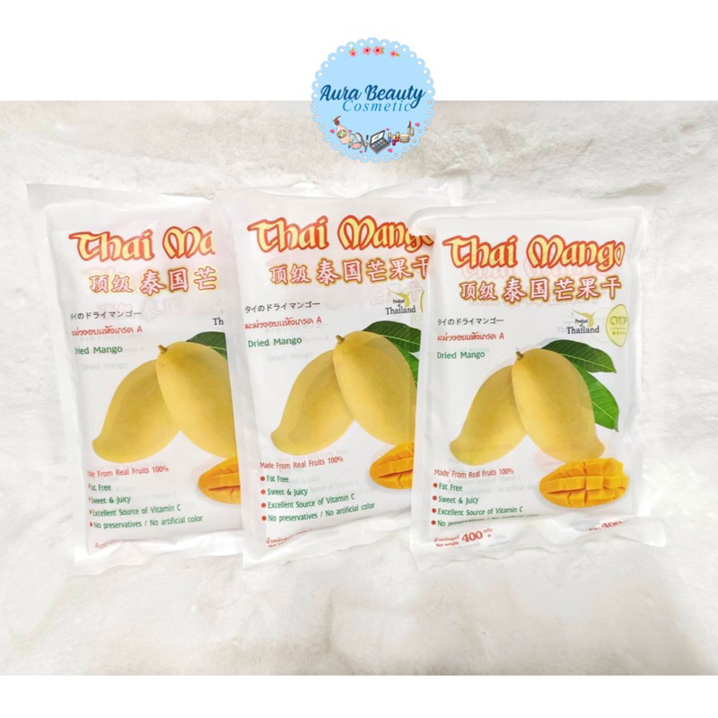 มะม่วงอบแห้ง เกรด A Thai Mango 400 กรัม