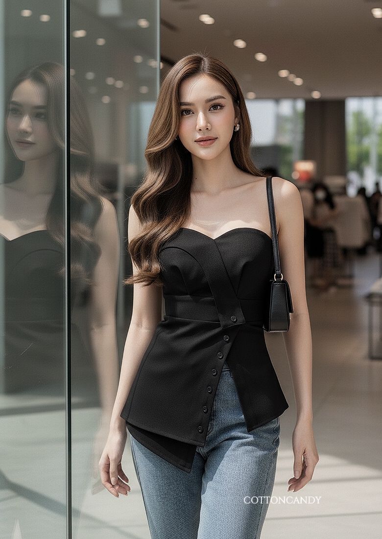 Tag#cottoncandy เกาะอกผ้าเทพพรีเมี่ยม ล่าสุดงานเกรดส่งออก ใส่สวยปั้วมากๆ อกฟูชิดสวยเด้งสุดๆคร่าาา