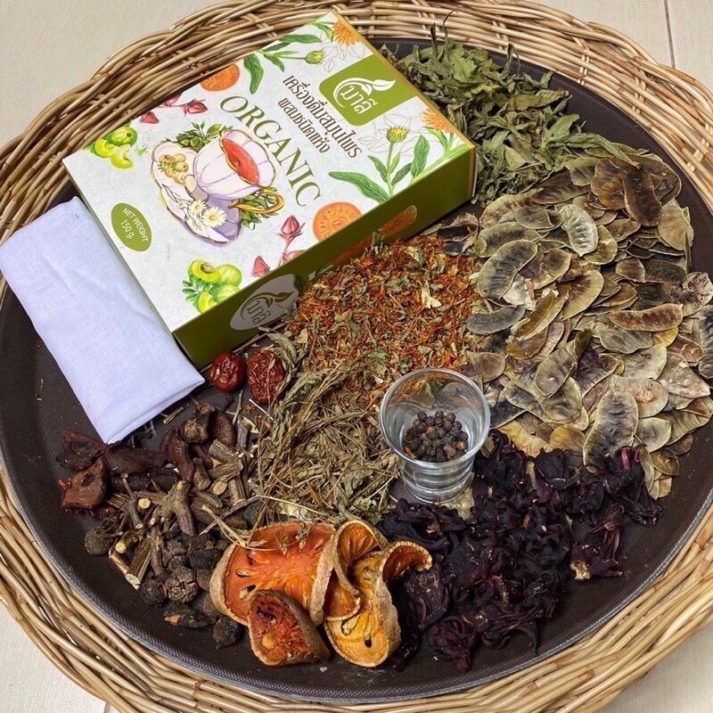 สมุนไพรมาลี เครื่องดื่มสมุนไพรชนิดอบแห้ง 150 g (พร้อมถุงต้มในตัวทุกกล่อง) ชาสุขภาพ ช่วบขับถ่าย