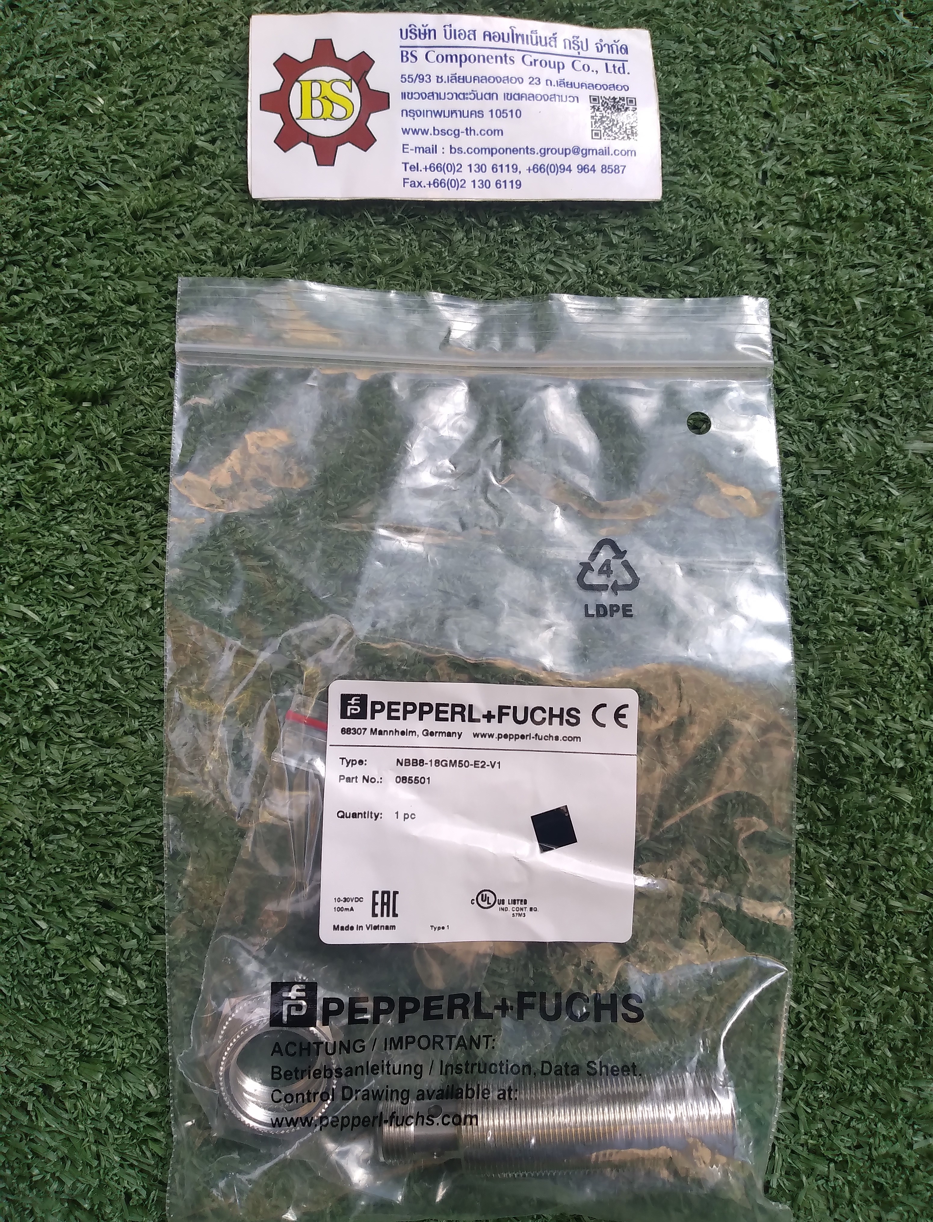 PEPPERL+FUCHS : Sensor NBB8-18GM50-E2-V1