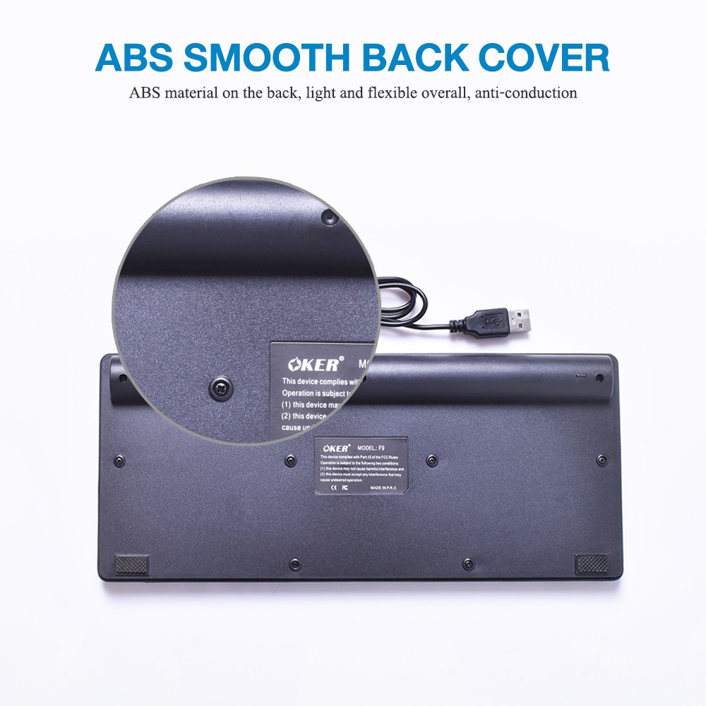 F9 OKER NOTEBOOK MINI KEYBOARD USB KB-UB-OK-XF9GW