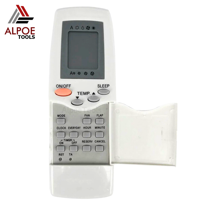 รีโมทแอร์ ยี่ห้อ Carrier ฝาพับ รุ่น RFL-0601EHL