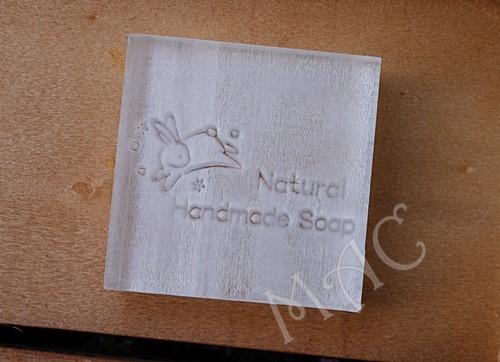 HANDMADE RABBIT NATURAL SOAP STAMP 5.2 x 5.2 CM.