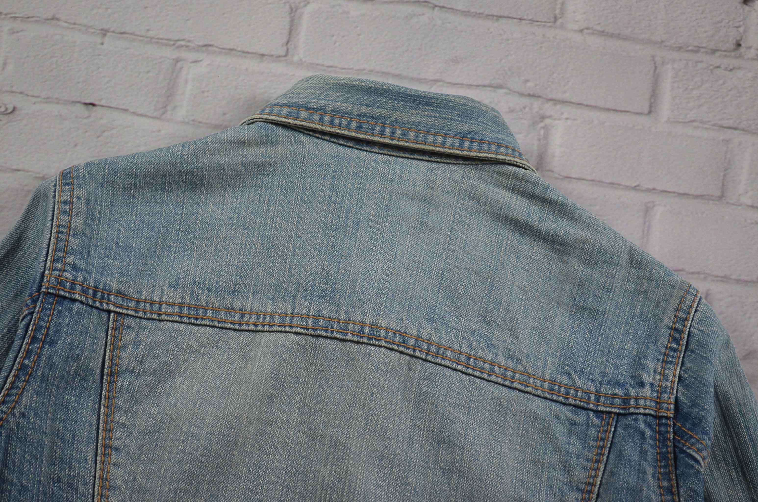 CLEF DESOL อกจริง34' (S) เสื้อแจ็คเก็ตยีนส์ เสื้อยีนส์แขนยาวหญิงชาย ทรงสวยน่ารักใส่สบาย