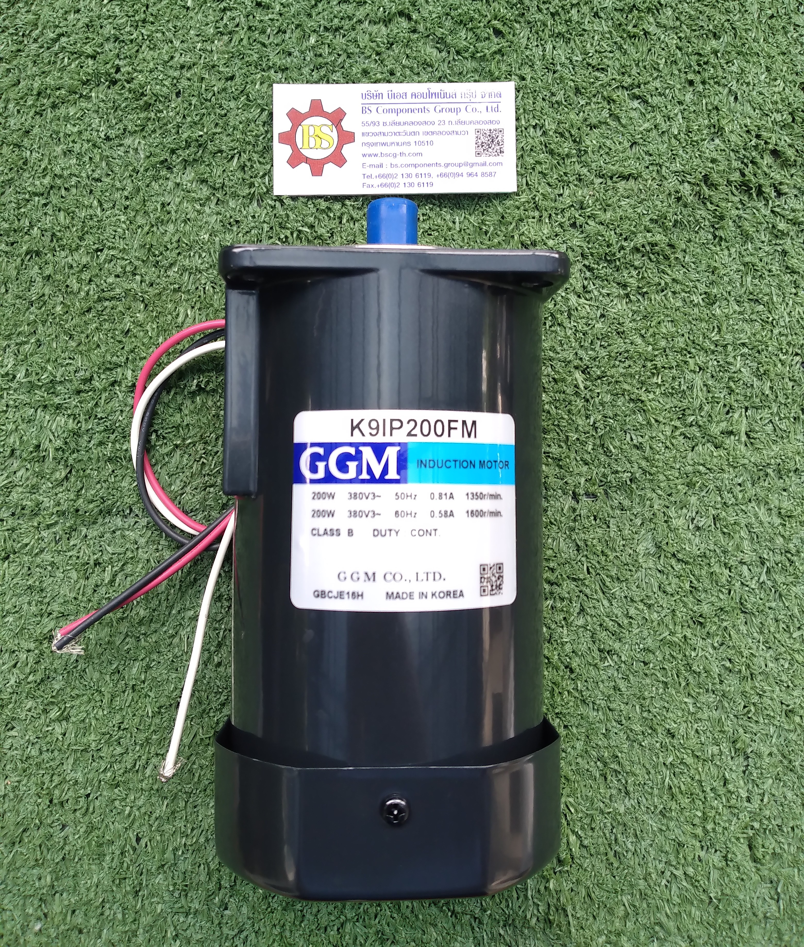 GGM : INDUCTION MOTOR MODEL : K9IP200FM