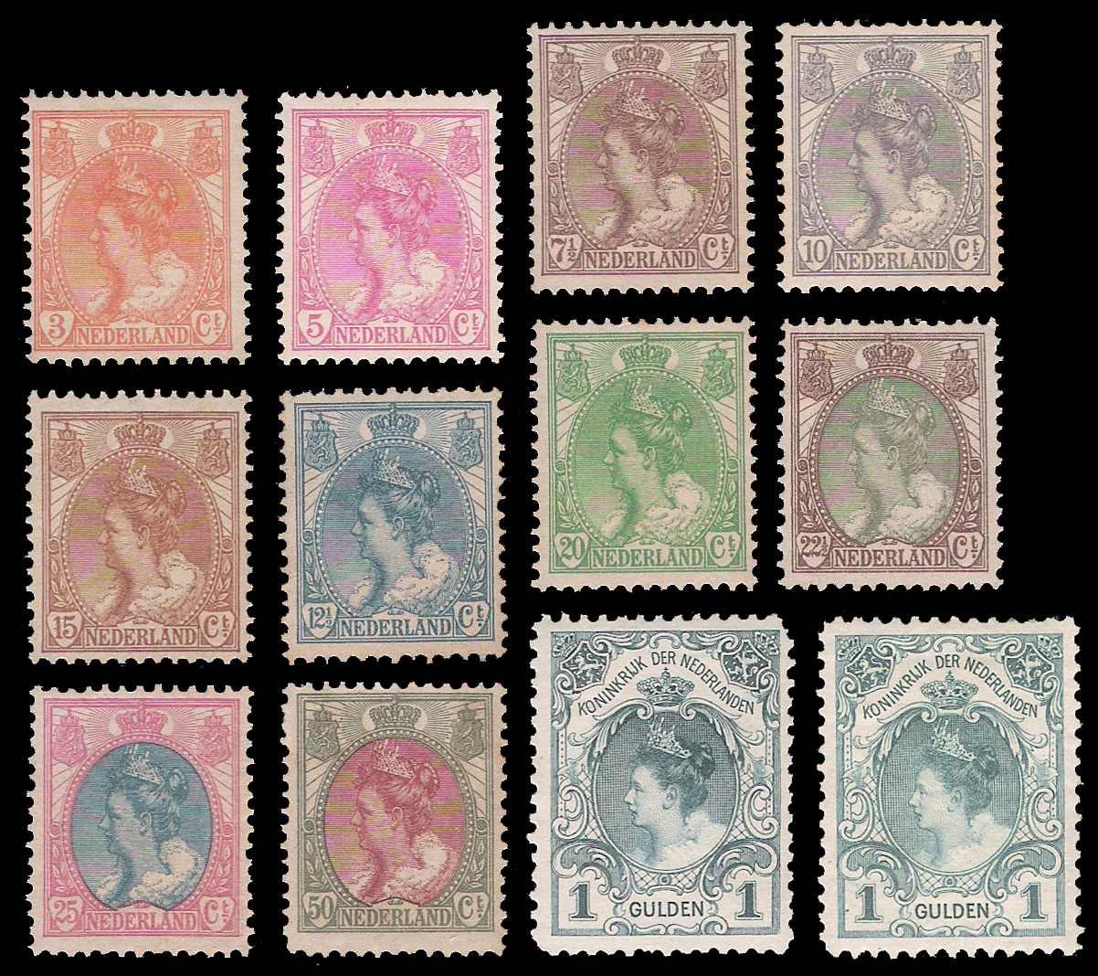 1898 Netherland Queen Wilhelmina Z (CV $488.85)