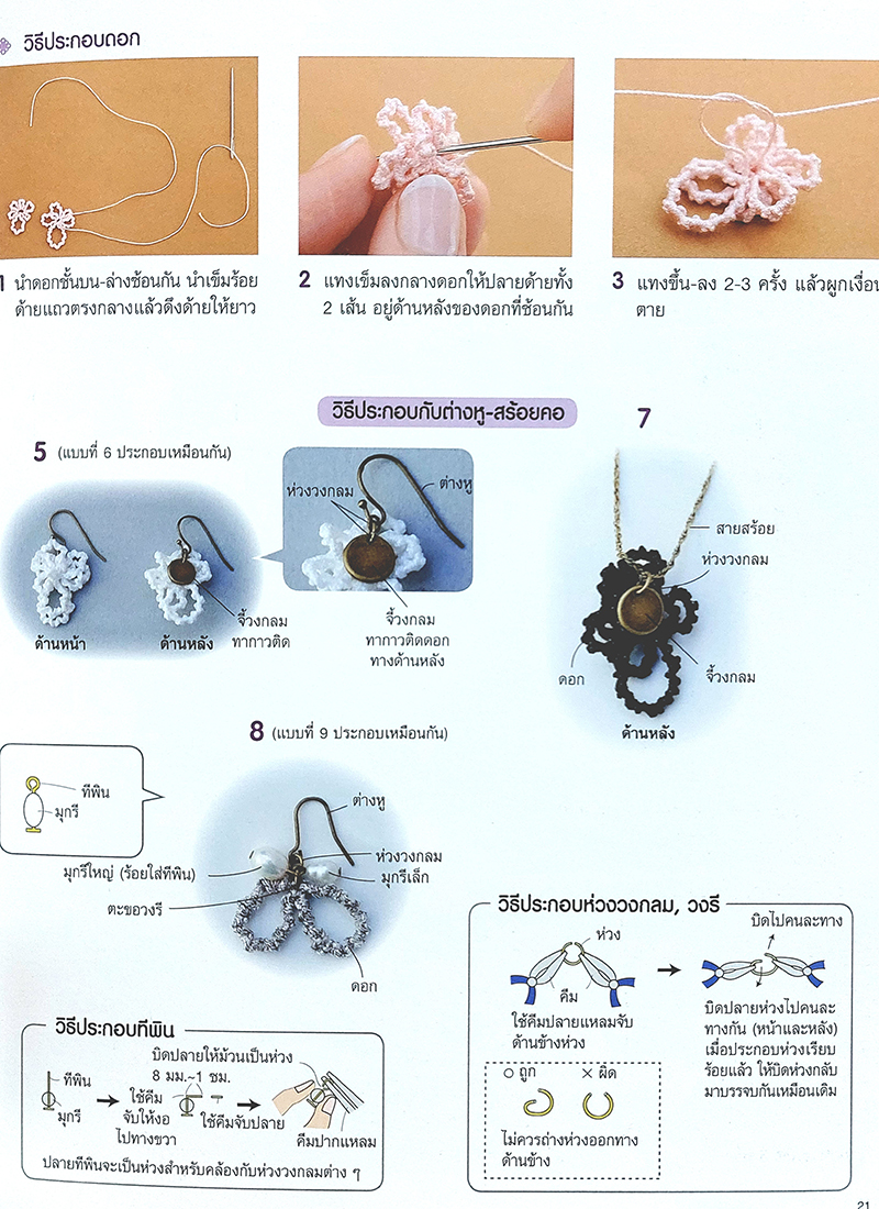 Tatting ลายลูกไม้ เล่ม 2