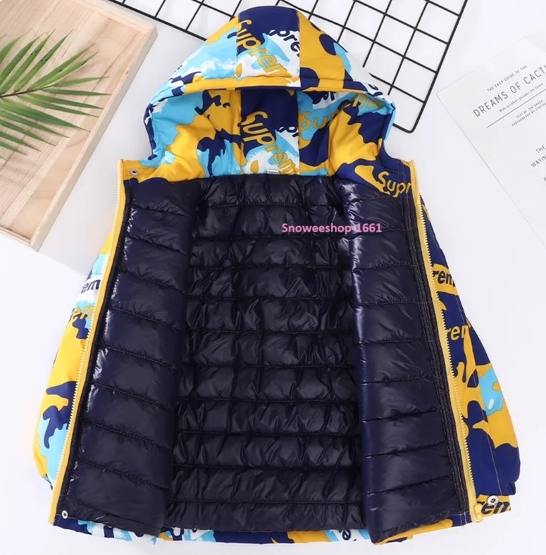 เสื้อดาวน์แจ็คเก็ตเด็กเสื้อกันหนาวใส่ติดลบสำหรับเด็กสำหรับอายุ 2 ถึง 13 ขวบ พร้อมหมวกฮู้ดใส่สบาย กันน้ำ กันหนาว กันลม กันหิมะได้ดีกระดุมและซิปสองชั้นมาพร้อม 6 สี ส่วนสูง 100 cm ถึง 170 cm
