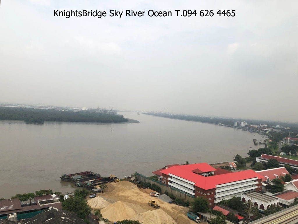 ขายด่วน! KnightsBridge Sky River Ocean คอนโดวิวปากแม่น้ำเจ้าพระยา จ.สมุทรปราการ ห้อง 26.3 ตร.ม