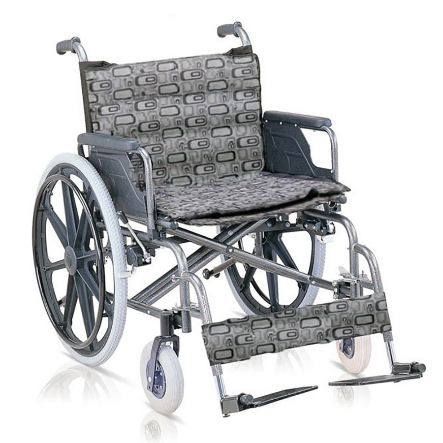Y951 รถเข็นเหล็กเคลือบ เบาะกว้าง รับน้ำหนัก พิเศษ
