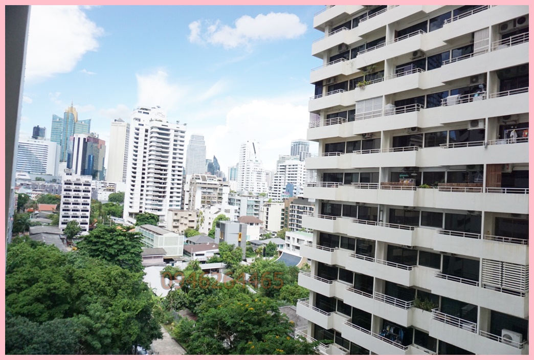 ขายด่วน คอนโดราคาถูก ใจกลางเมือง ซอยสุขุมวิท 6 ย่านนานา สราญใจ แมนชั่น คอนโด ขนาด 90.89 ตร.ม. วิวเมือง