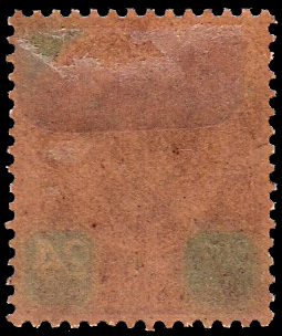 #ตลก Inverted Surcharge# แสตมป์ชุดชั่วคราว No.117a