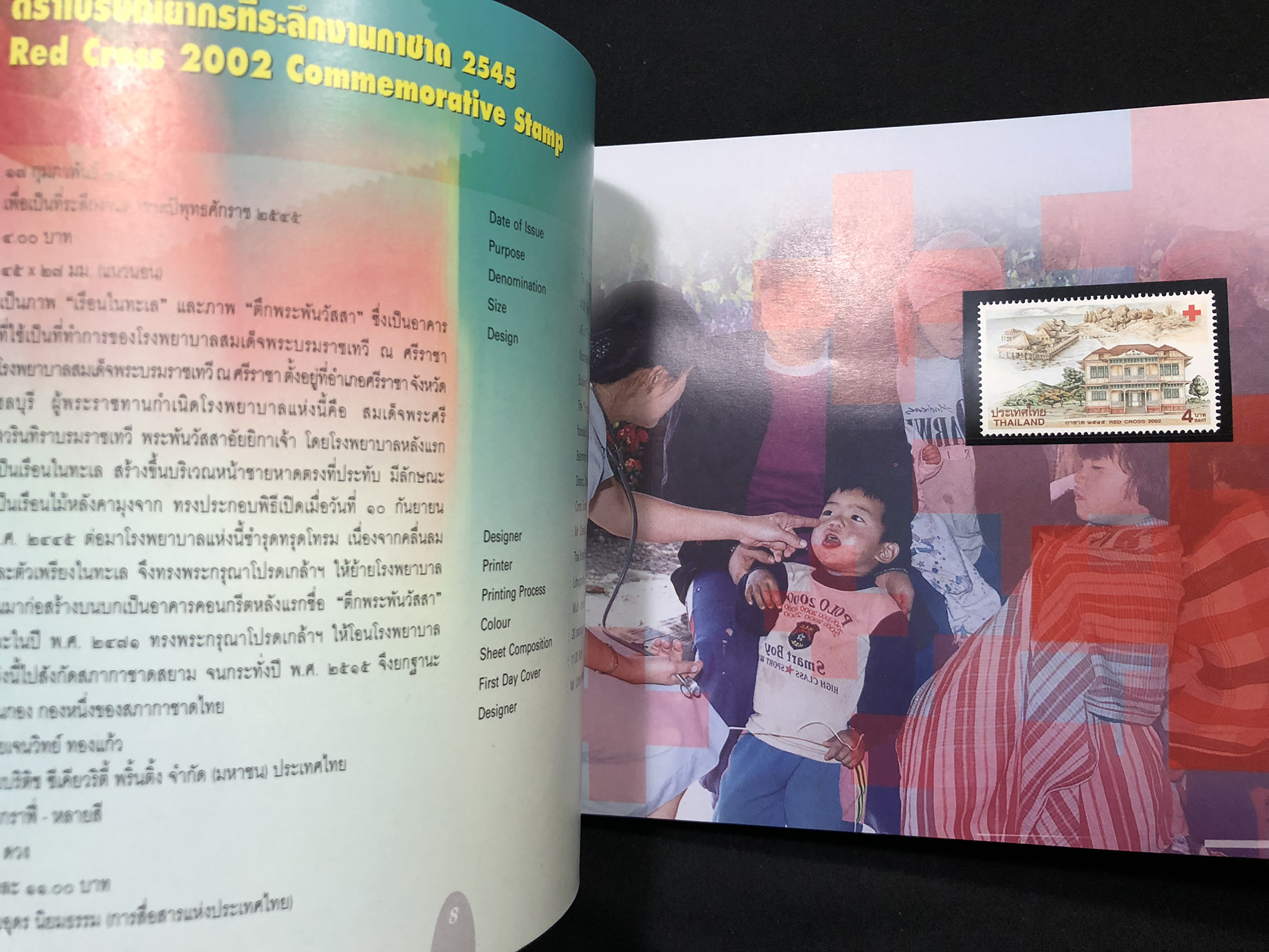 สมุดตราไปรษณียากรไทยประจำปี 2545