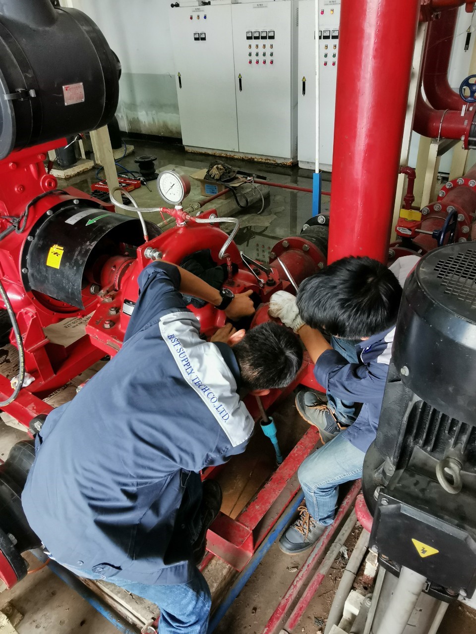 รับ Maintenance ปั้มน้ำดับเพลิง