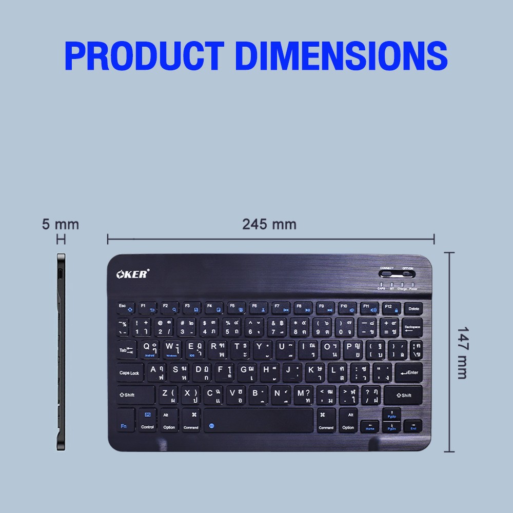 OKER UK-45 OKER BLUETOOTH WIRELESS MINI KEYBOARD KB-UB-OK-K45xx