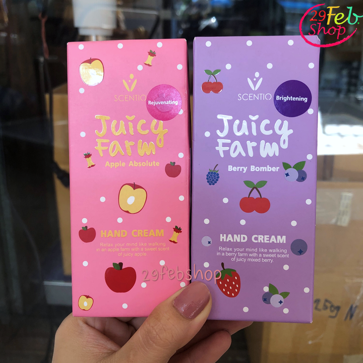 Scentio Juicy Farm Hand Cream 30g ครีมบำรุงมือ