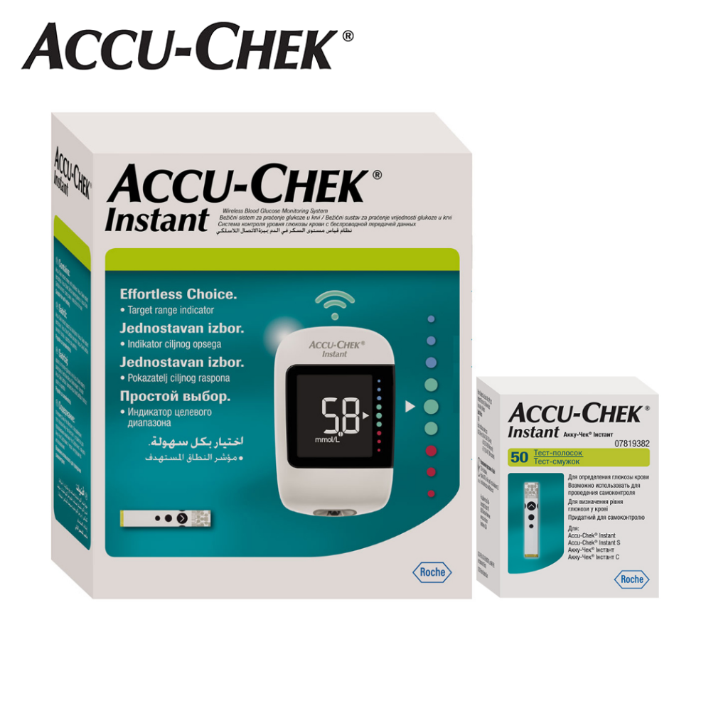 Accu-Chek Instant เครื่องตรวจวัดระดับน้ำตาล