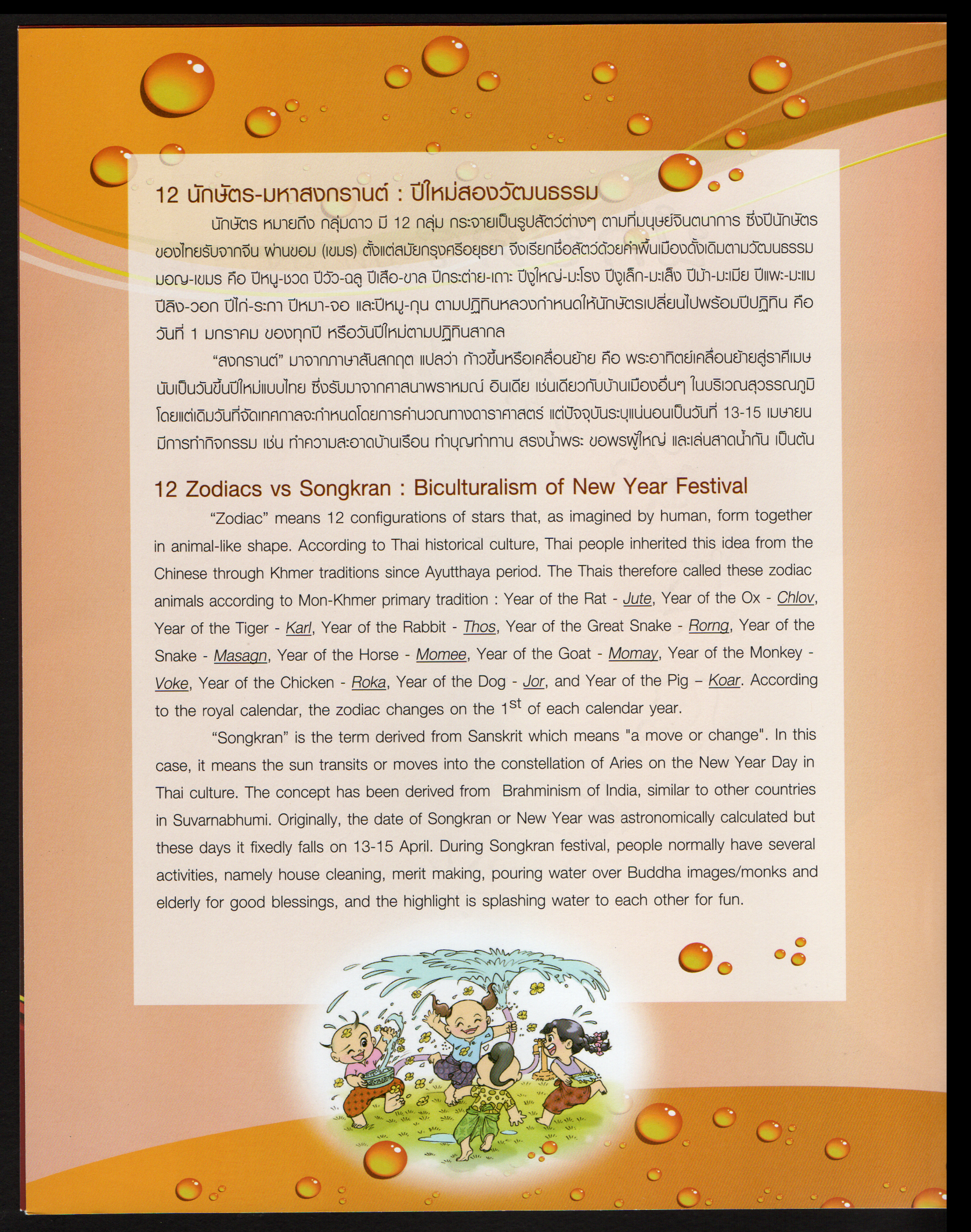 แพคพิเศษชุดแสตมป์ 12 นักษัตร มหาสงกรานต์ 2557