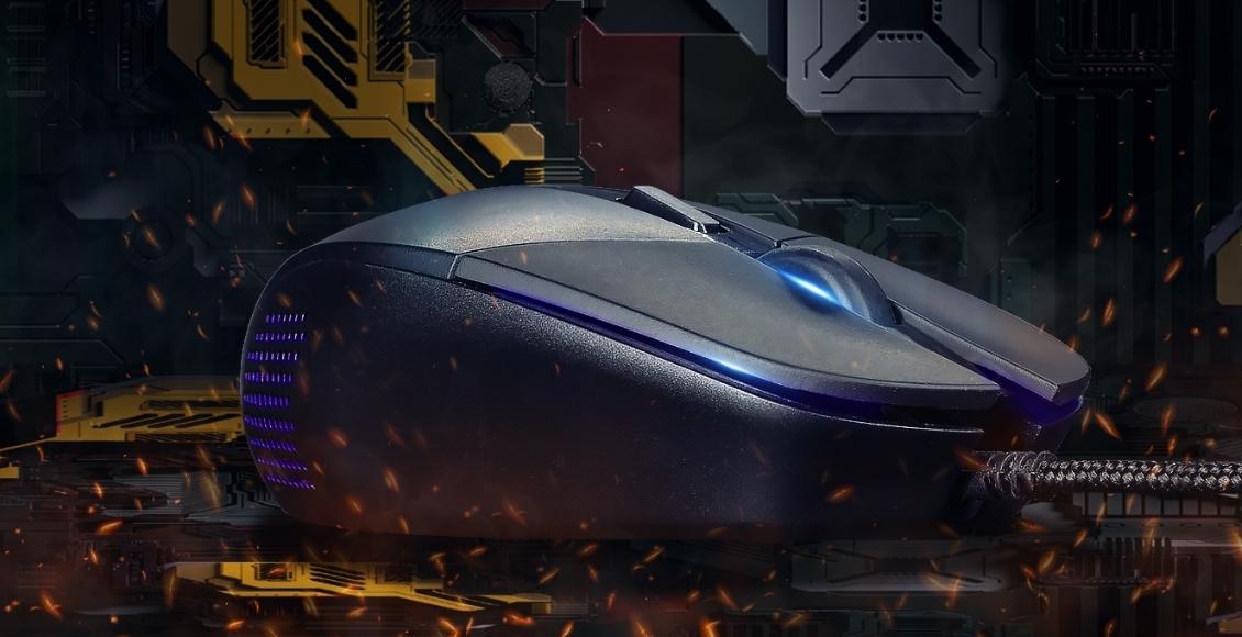 NM-93 NUBWO ICARUS Gaming Mouse เมาส์ Silent มาโคร 6 ปุ่ม ปรับระดับ DPI ได้ 4 ระดับ MO-NW-MC-093xx