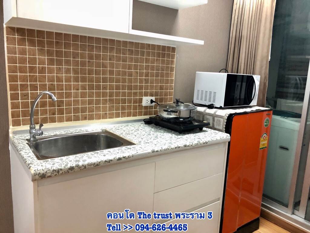 ขายด่วนถูกที่สุด คอนโด เดอะทรัสต์เรสซิเด้นซ์ รัชดา-พระราม 3 ชั้น 15 วิวสระน้ำ ห้อง 34 ตร.ม ตรงข้ามเซ็นทรัลพระราม 3