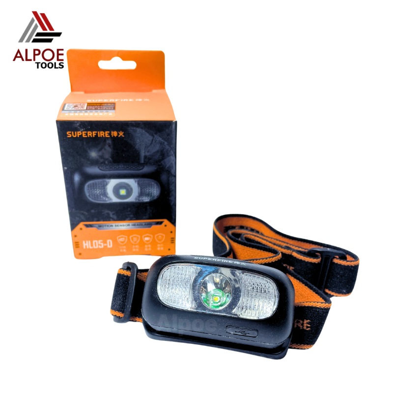 ไฟคาดหัว SuperFire แบบชาร์จ รุ่น HL05-D