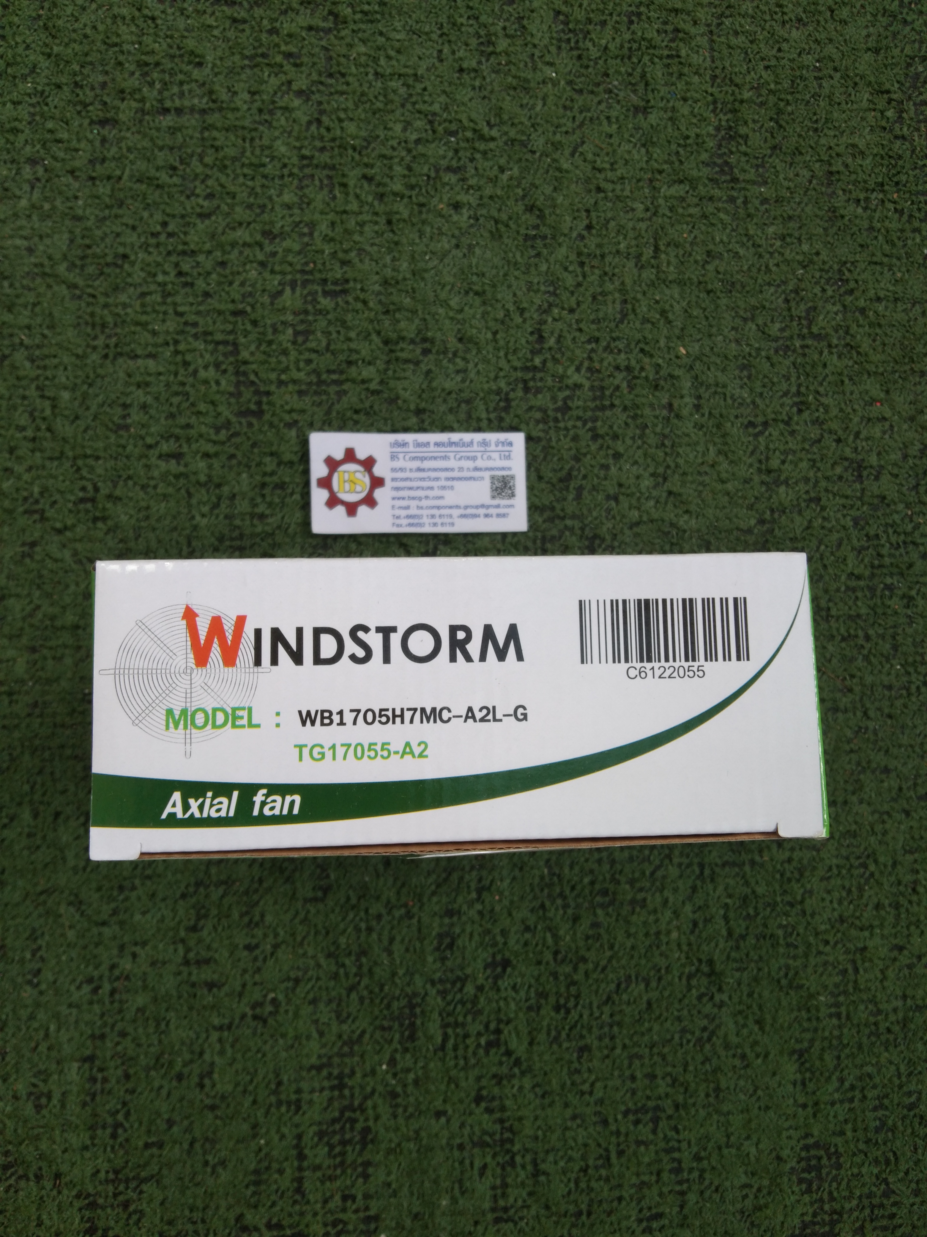 WINDSTORM: พัดลม WB1705H7MC-A2LG 6" 200-240VAC