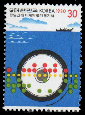 1980 Inauguration of Korea-Japan Submarine Cable