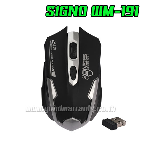 WM-191 Signo Wireless Mouse 2.4G MO-SI-WL-191BK/BR