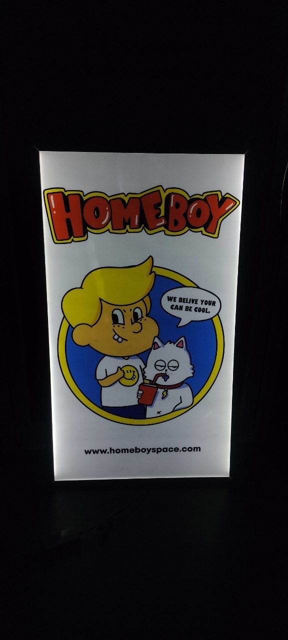 ป้ายกล่องไฟสลิม กล่องไฟหน้าแบล็คลิสฟิล์ม