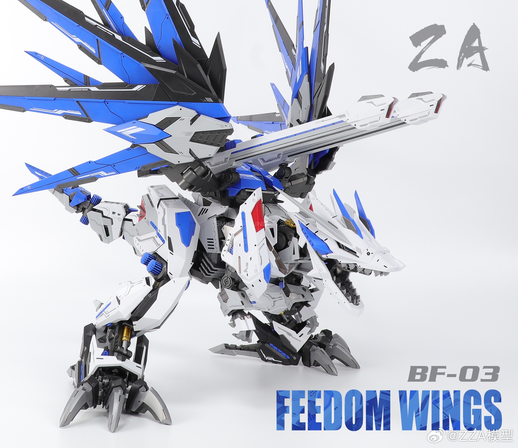 1/72 BF-03 FREEDOM WINGS ZZA Model