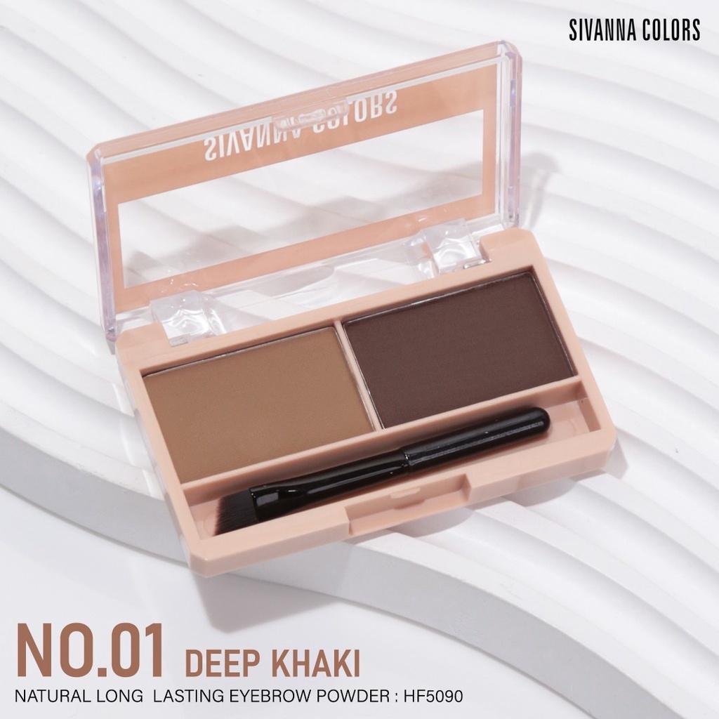Sivanna Natural Long Lasting Eyebrow Powder 3กรัม HF5090 เขียนคิ้ว เนื้อฝุ่น