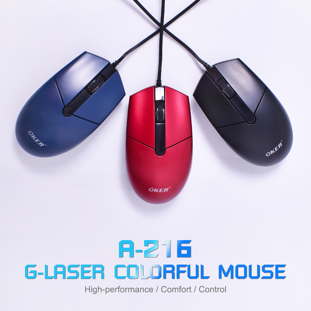 A-216 OKER G-LASER COLORFUL MOUSE 1200dpi MO-OK-OU-216XX