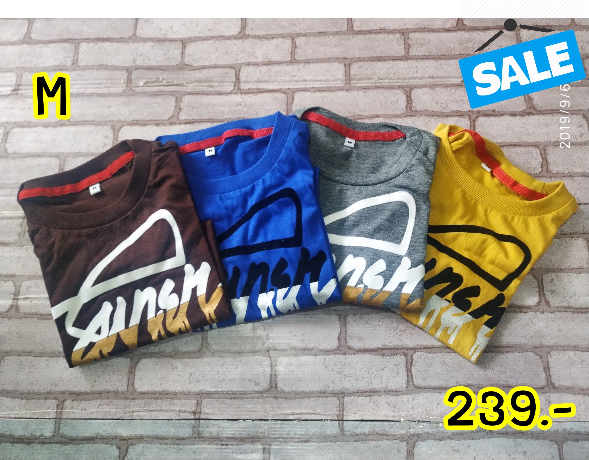 Set เสื้อยืด ไซส์ M (2-4ขวบ)