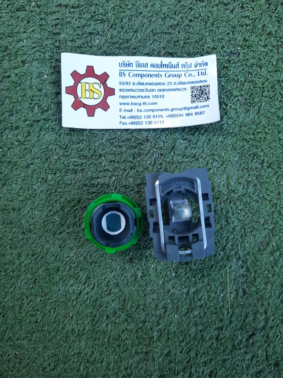 Schneider : ไพล็อทแลมป์ LED ต่อตรง XB5AVB3 24V เขียว