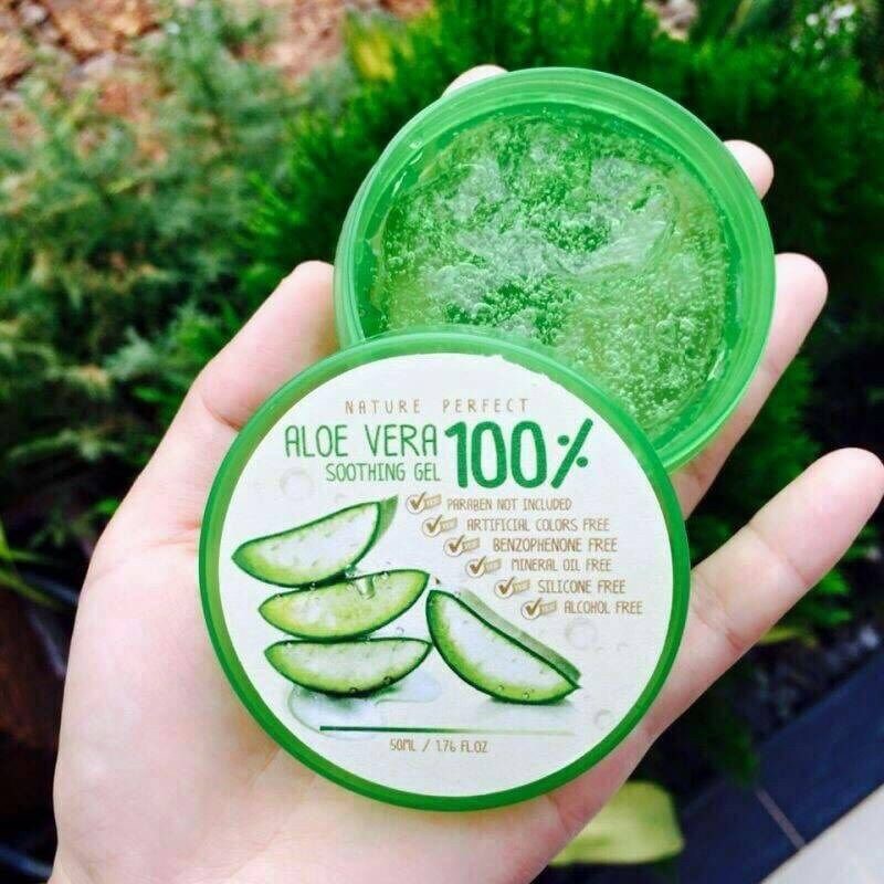 nature perfect aloe vera soothing gel 100%
