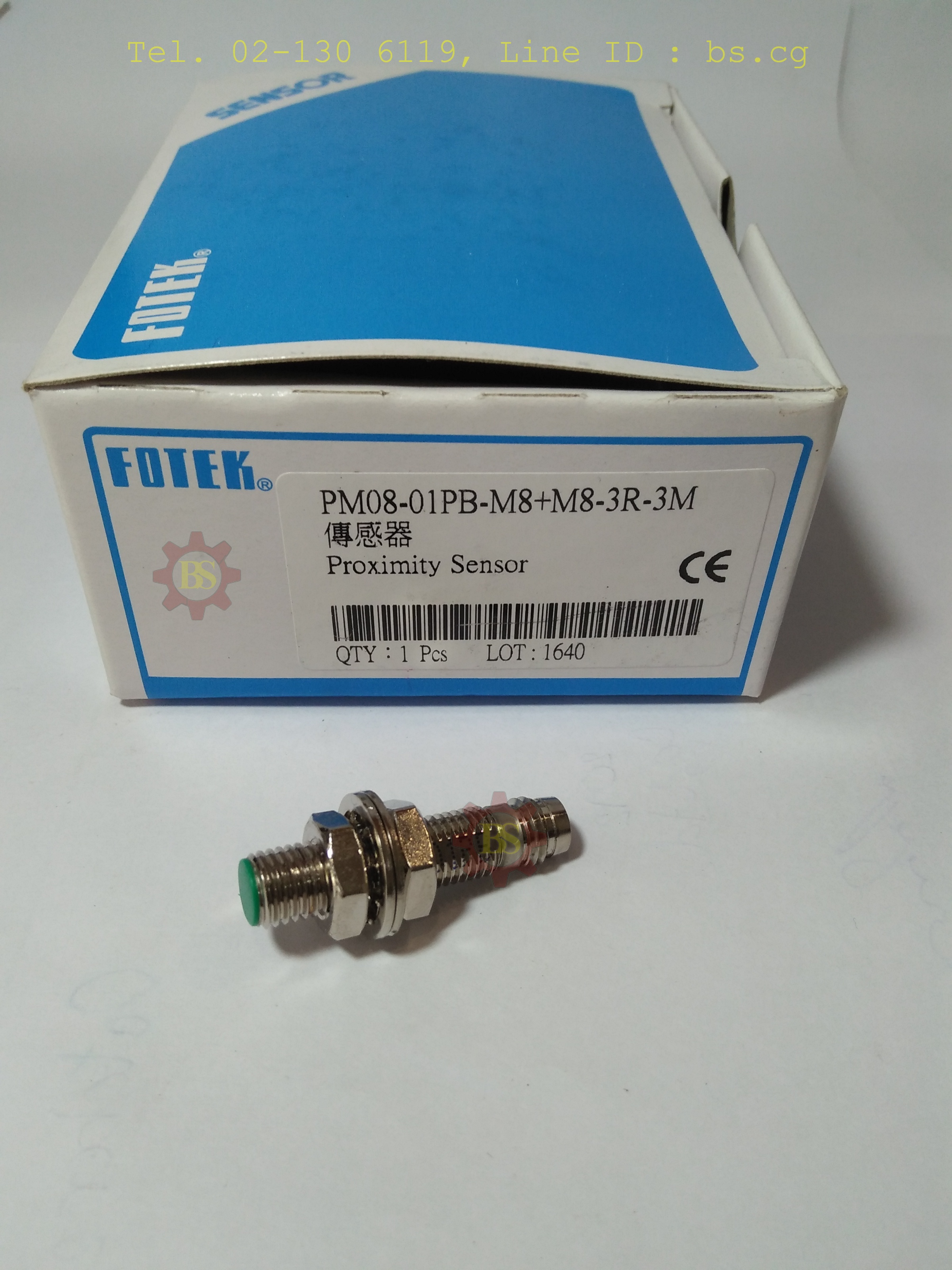 FOTEK: Proximity Sensor PM08-01PB-M8+M8-3R-3M