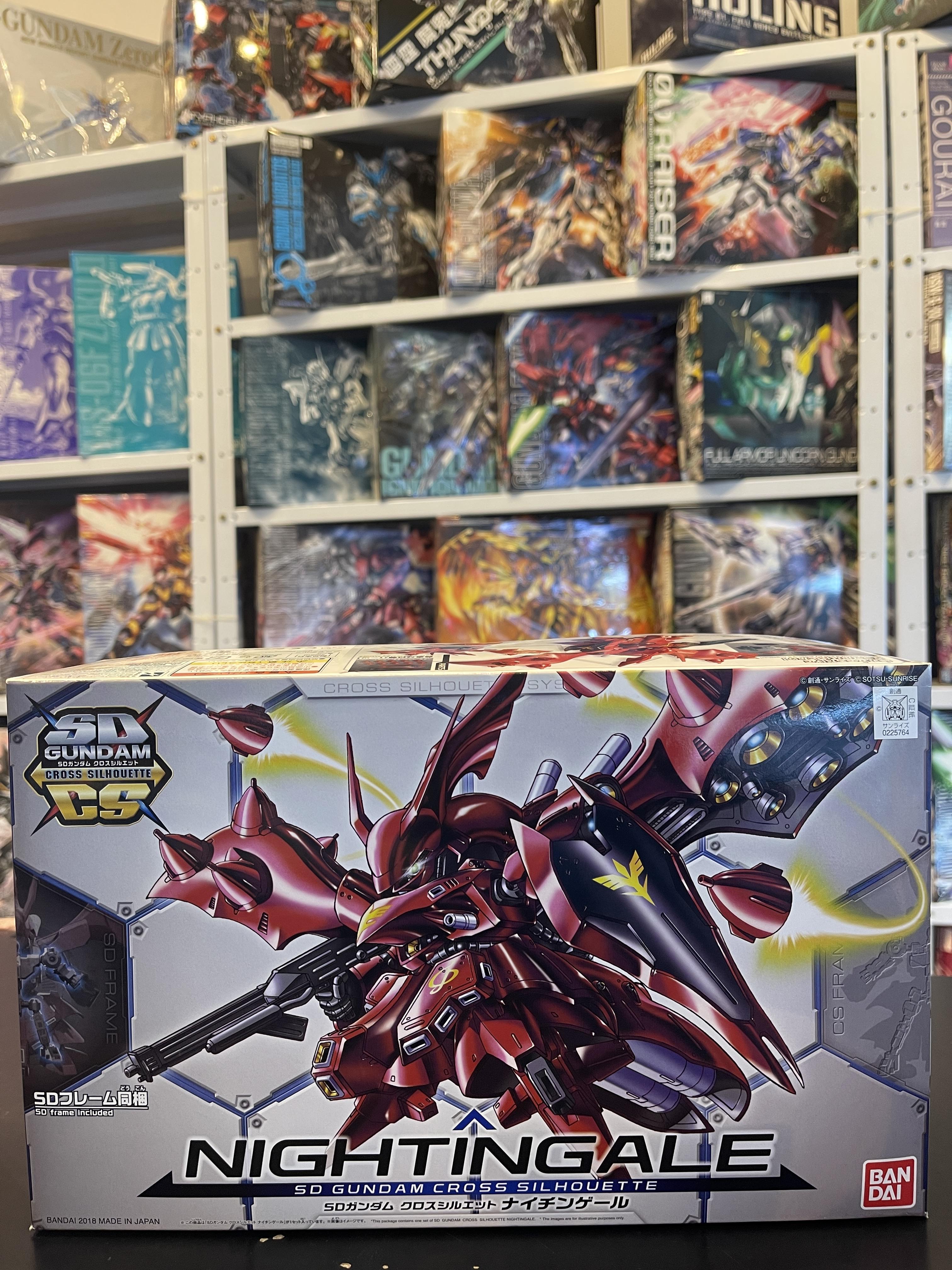 SD Gundam Cross Silhouette Nightingale (โลโก้เเดง)ฺ Bandai
