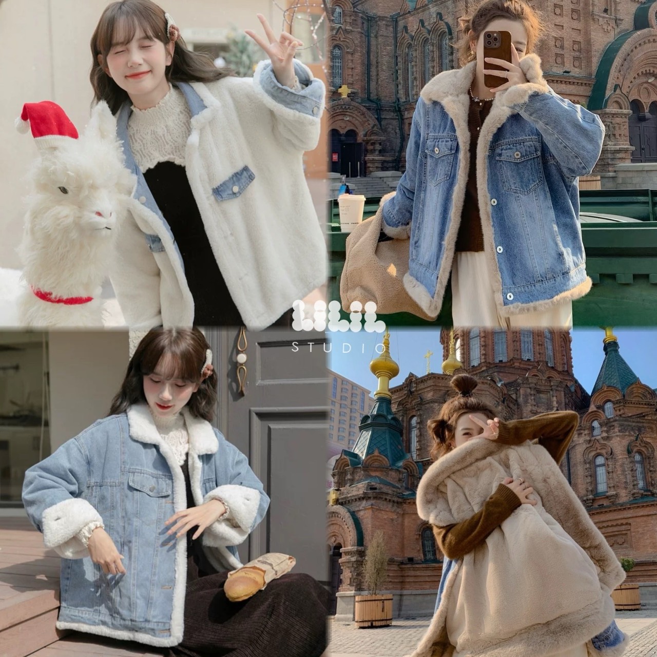 เสื้อแจ็คเก็ตยีนส์ด้านในขนนุ่มดีสุดอุ่นสุดใส่ได้2ด้านเก๋ๆ กระเป๋าข้างมืออุ่นด้วย พร้อมส่งเลยค่ะ