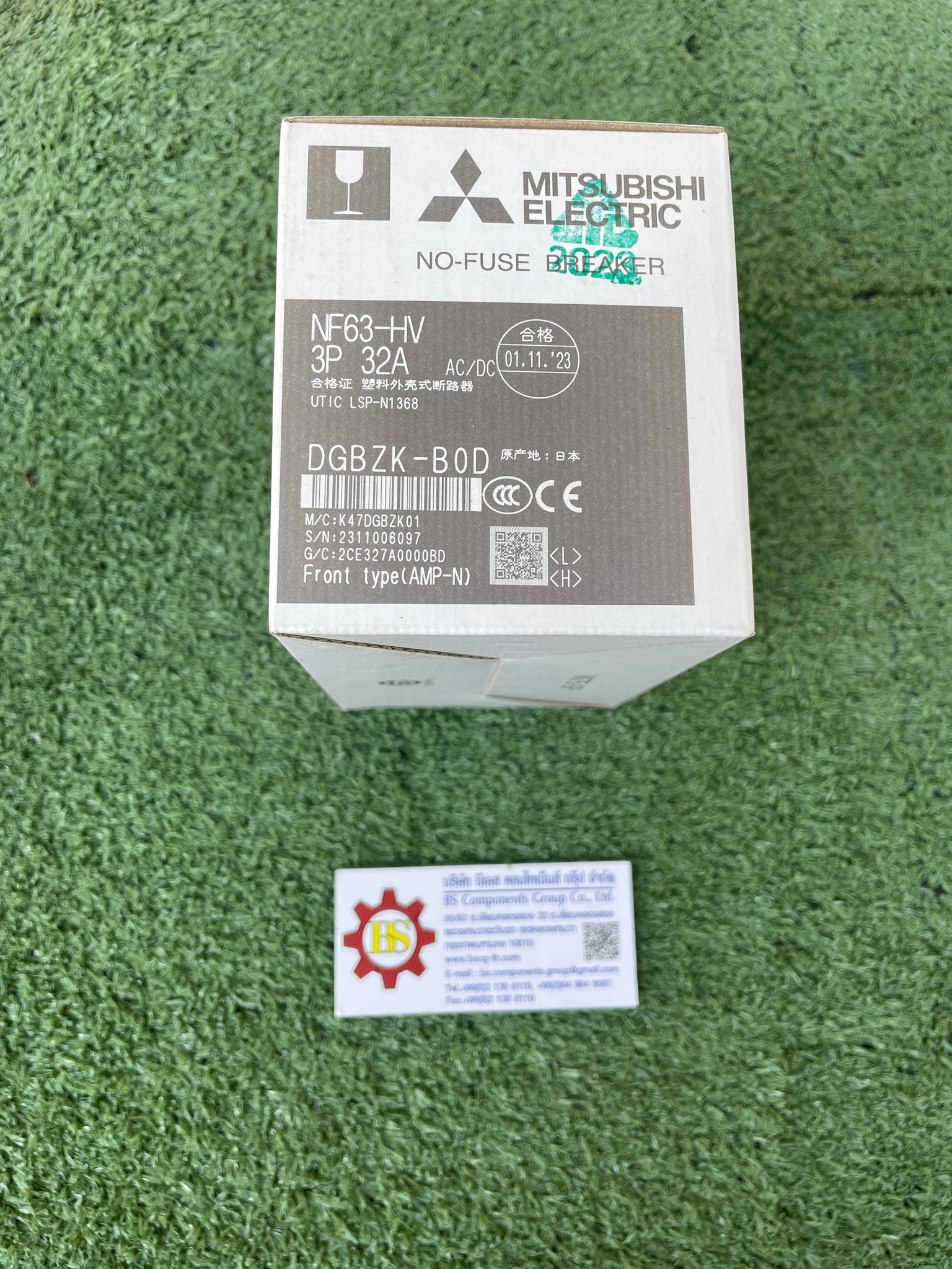 Mitsubishi : MCCB. (เบรกเกอร์) NF63-HV 3P 32A 10kA