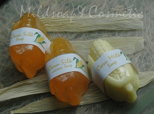 พิมพ์สบู่ซิลิโคน C0RN LILY ข้าวโพด /4.5x9 x4 ซม./90 กรัม /2 ชิ้น