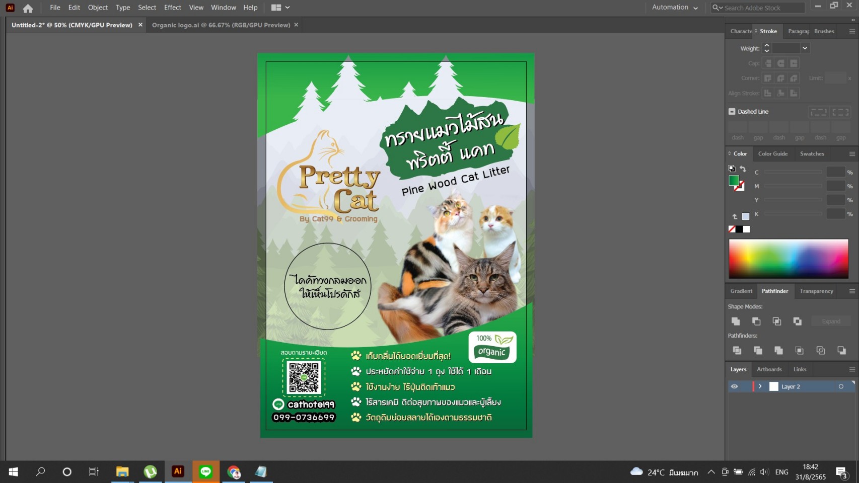 ออกแบบสิ่งพิมพ์ต่างๆ