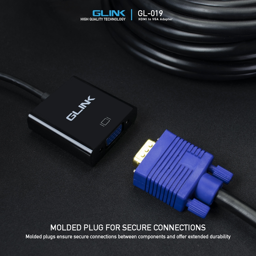 GL-019 GLINK CABLE VGA (F)TO HDMI (M) CV-GO-XX-HDM14