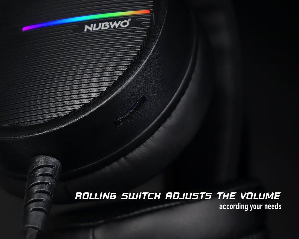 X98 NUBWO HEADPHONE GAMING USB [7.1] (BLACK) HP-HM-NW-X98BK