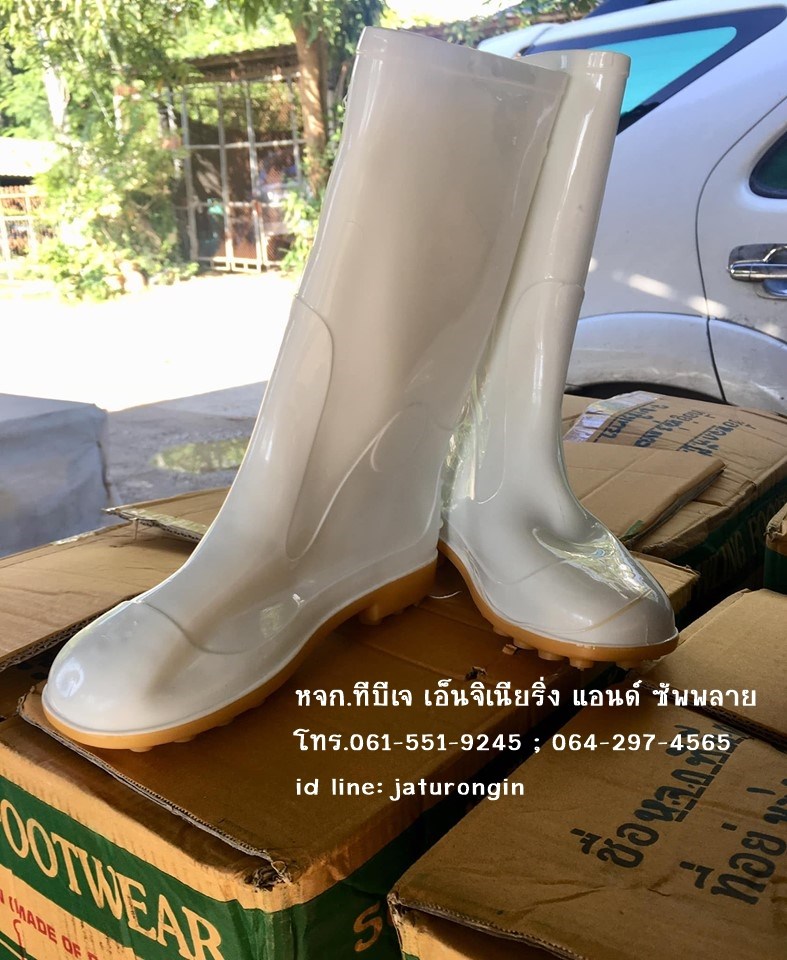รองเท้าบู๊ท พื้นปุ่มกันลื่น Brand : BOWLING