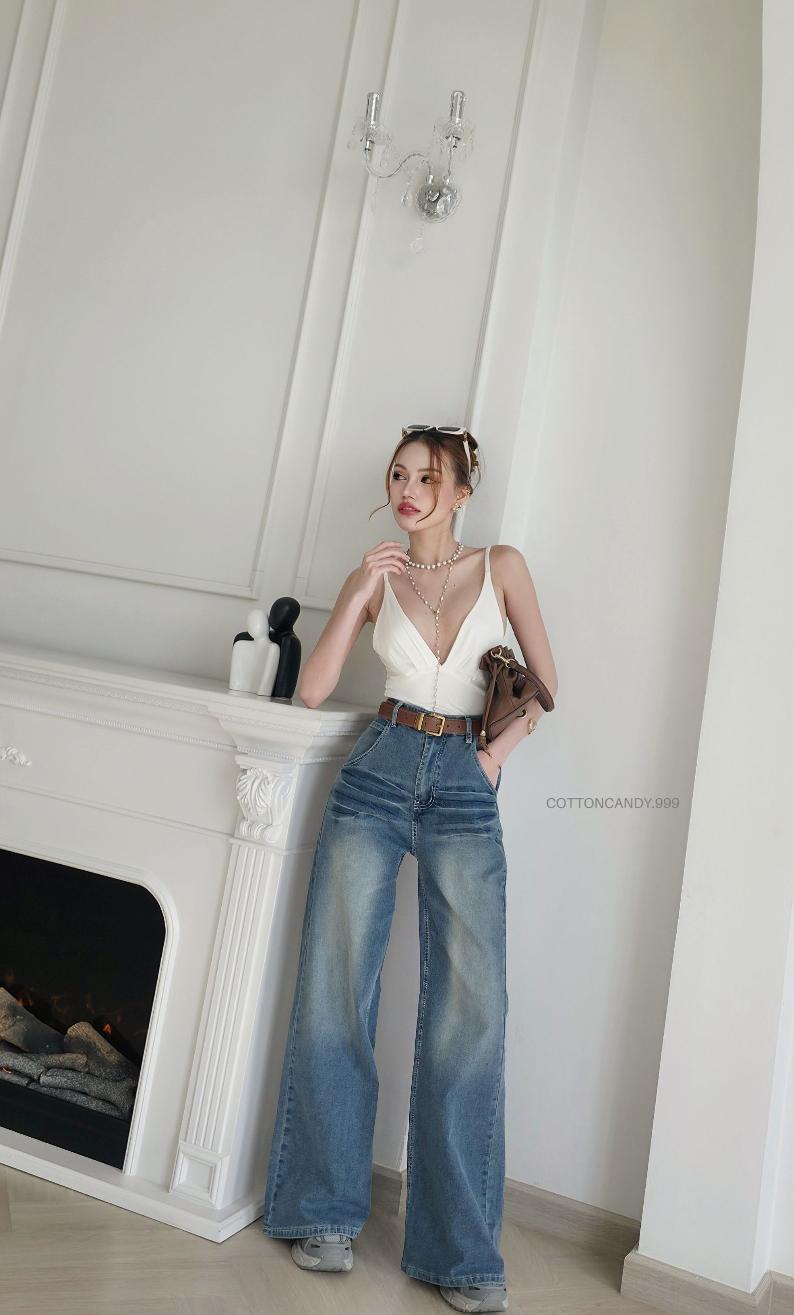 Tag#cottoncandy ยีนส์ผ้ายืดล่าสุดจากcottoncandy คร่า รุ่นนี้ผ้ายีนส์ยืดนำเข้าเกรดพรีเมี่ยม ใส่สบายๆ ฝอกลายเฟดสีสวยมากๆ ทรงขากระบอกตรง