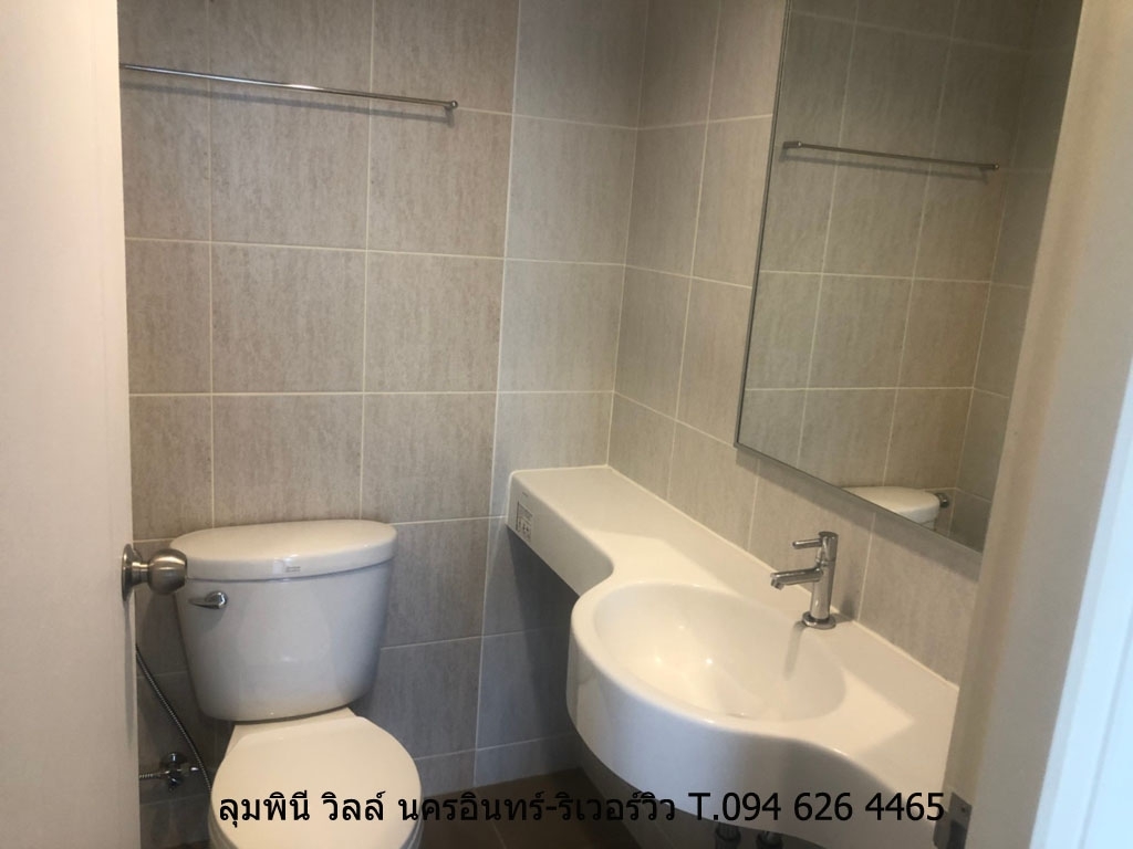 ให้เช่า! คอนโดลุมพินี วิลล์ นครอินทร์-ริเวอร์วิว รถไฟฟ้าแยกติวานนท์ ถ.นครอินทร์ จ.นนทบุรี ห้อง 26.59 ตร.ม