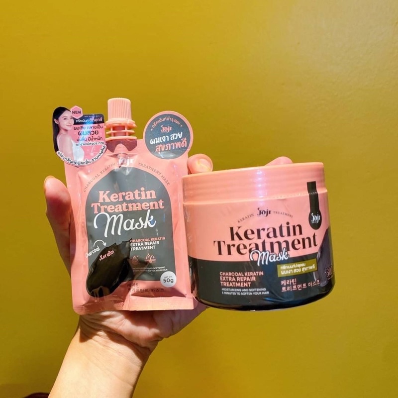 Joji Keratin Treatment Mask 300 กรัม และ 50 กรัม ทรีตเมนต์ผม เคราติน